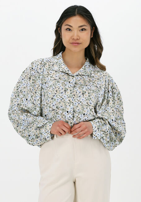 Groene LEVETE ROOM Blouses SICILY 4 SHIRT - large