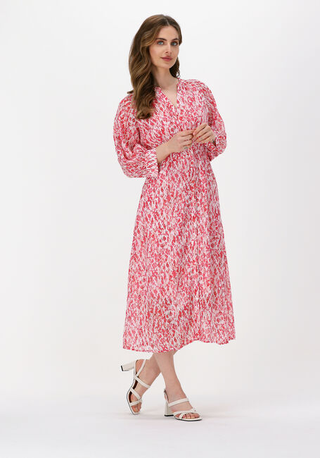 Rode FREEBIRD Midi jurk MAE - large