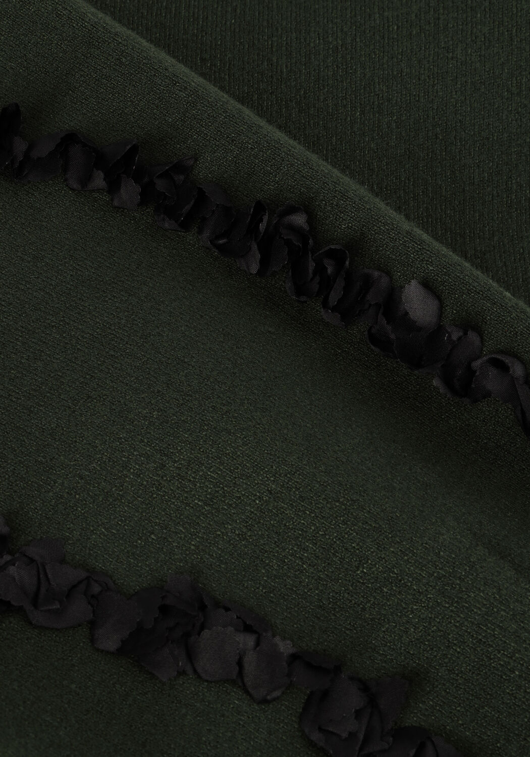 Donkergroene OBJECT Trui OBJDIDI L/S O-NECK KNIT PULLOVER - large