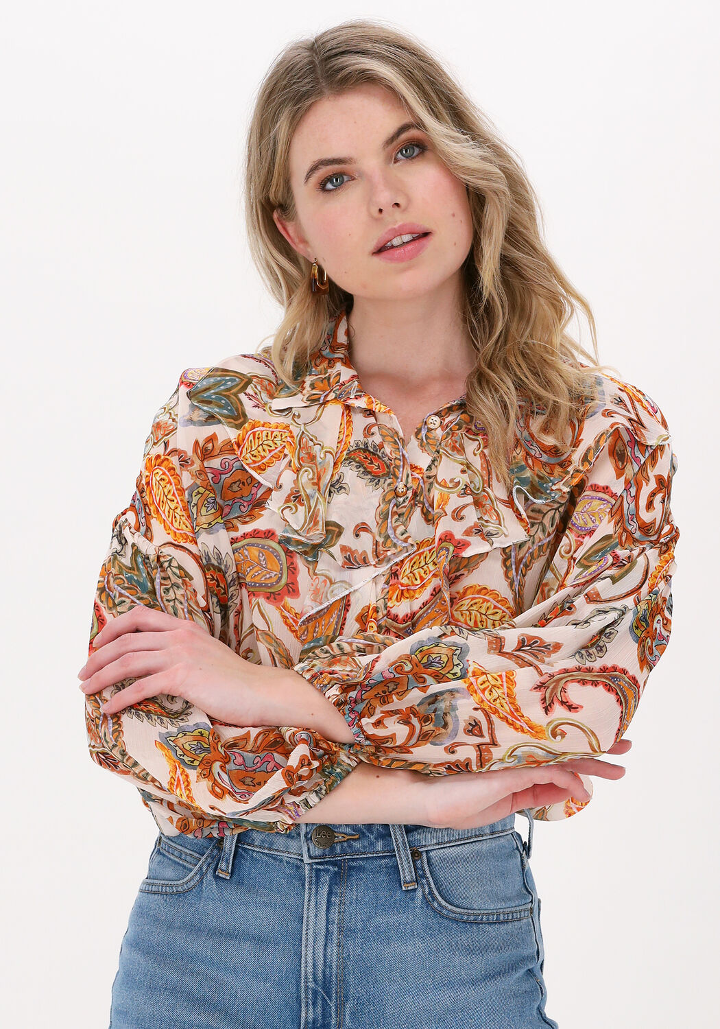 Paisley blouse top