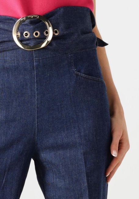 Blauwe CAROLINE BISS Wijde broek 1501 - large