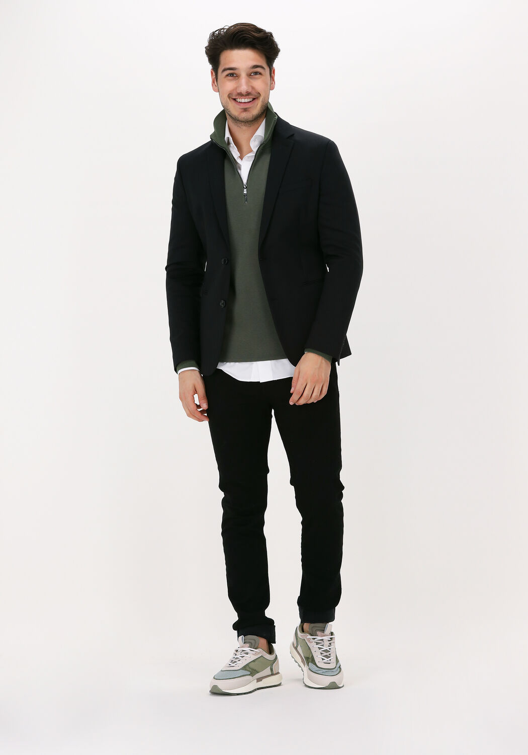 White HUGO BOSS Sneakers SATURN LOWP | Omoda