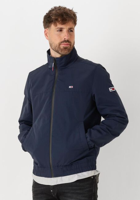 Donkerblauwe TOMMY JEANS Gewatteerde jas TJM ESSENTIAL CASUAL BOMBER - large