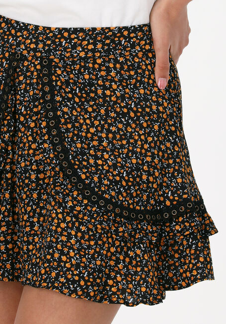 Oranje COLOURFUL REBEL Minirok MAUD SMALL FLORAL MINI RUFFLE SKIRT - large