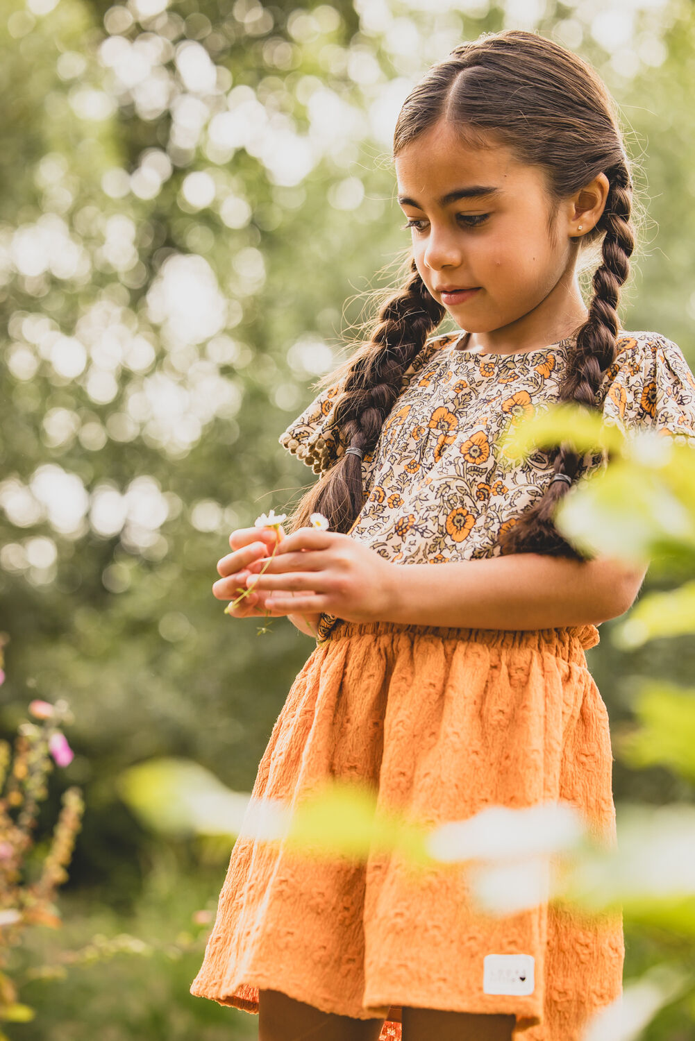 Oranje LOOXS Little Minirok 2411-7709 - large