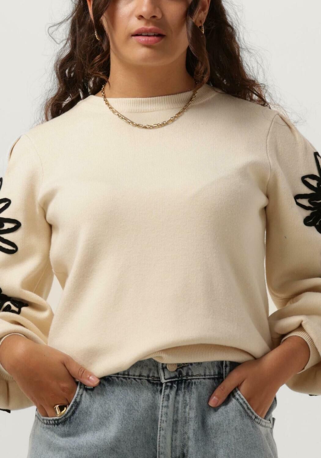 OBJECT Dames Truien & Vesten Objjoana L s Knit Pullover Zand