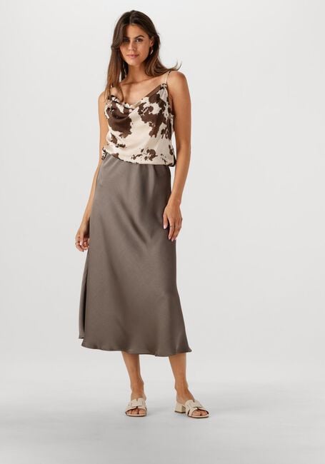 Bruine NEO NOIR Top LINDY COW PRINT TOP - large