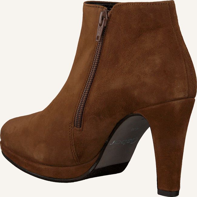 Cognac GABOR Enkellaarsjes 860 Cognac GABOR Enkellaarsjes 860 - large