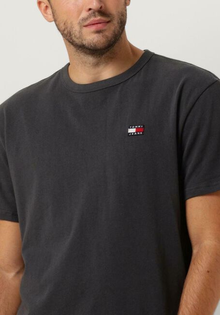 Grijze TOMMY JEANS T-shirt TJM CLASSIC WAFFLE TEE S - large