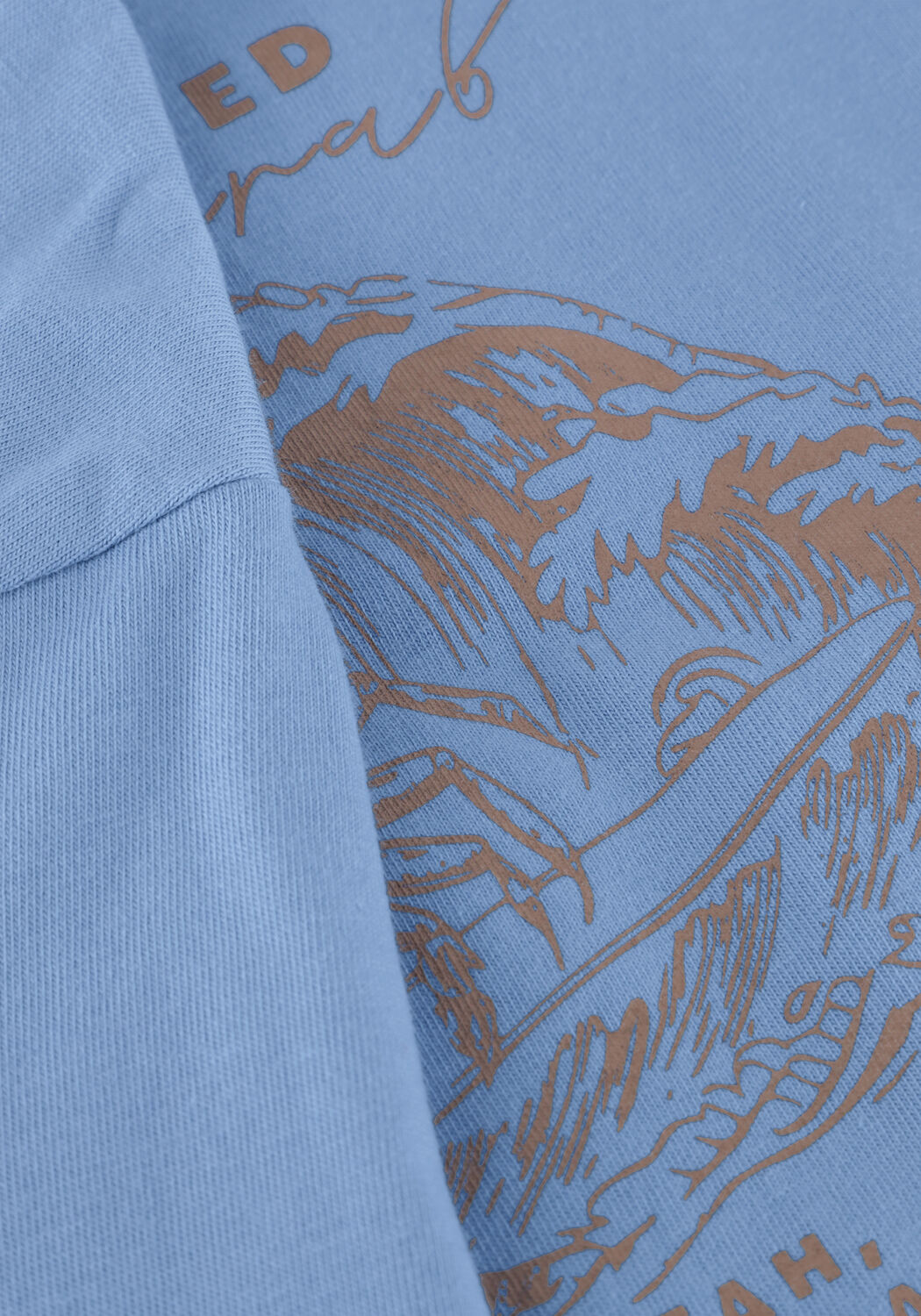 Blauwe RETOUR T-shirt DAMON - large