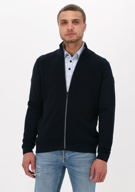Donkerblauwe VANGUARD Vest ZIP JACKET COTTON - large