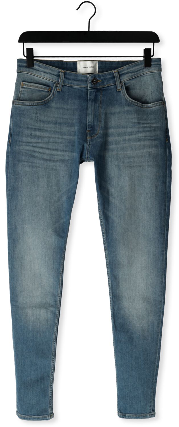 PURE PATH Heren Jeans W1201 The Dylan Blauw