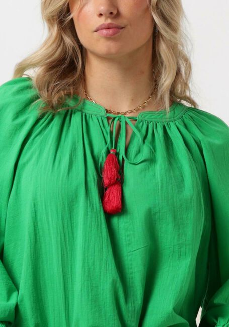 Groene SCOTCH & SODA Blouses BALLOON SLEEVE TOP - large