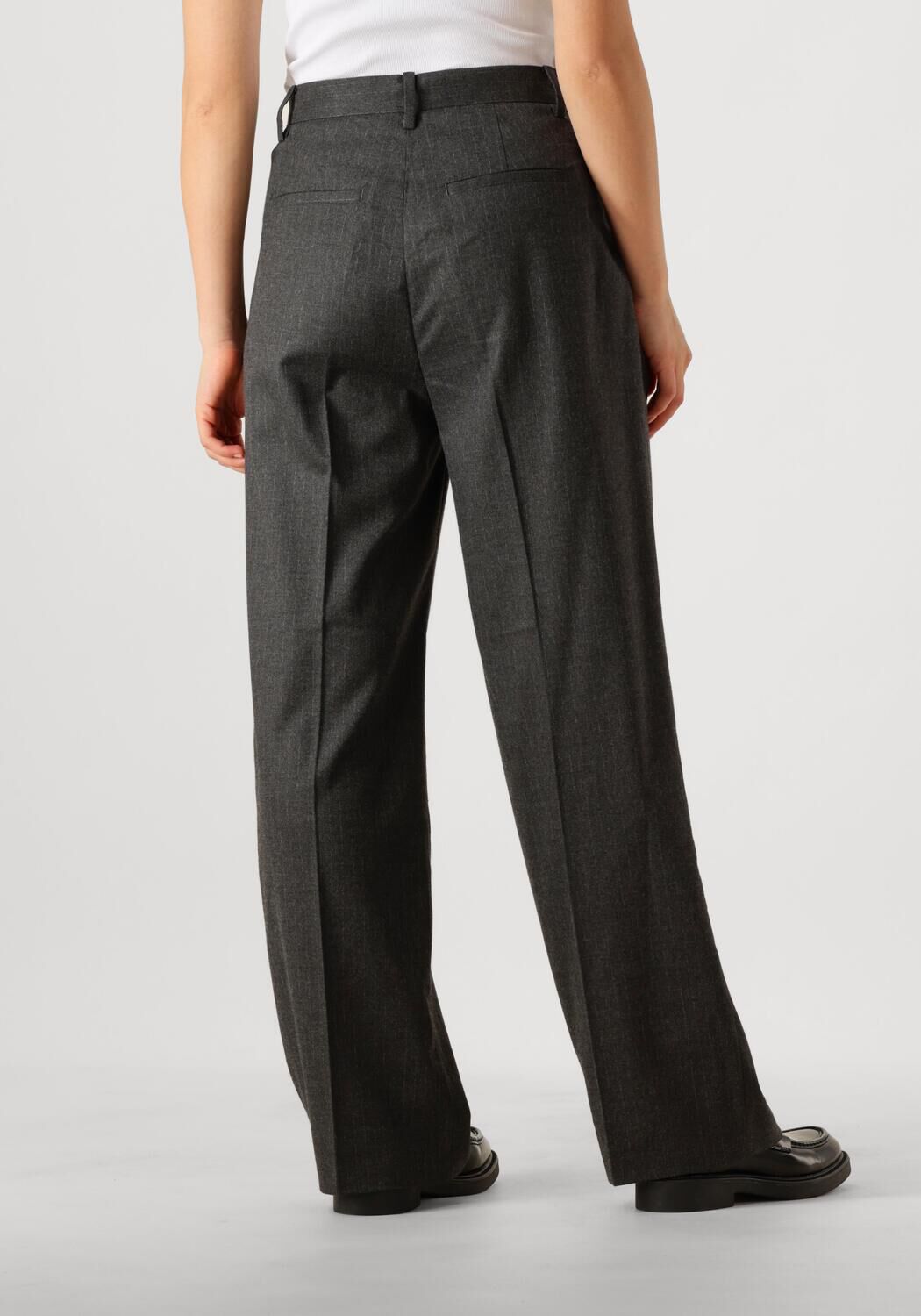 SECOND FEMALE Dames Broeken Wake Trousers Donkergrijs