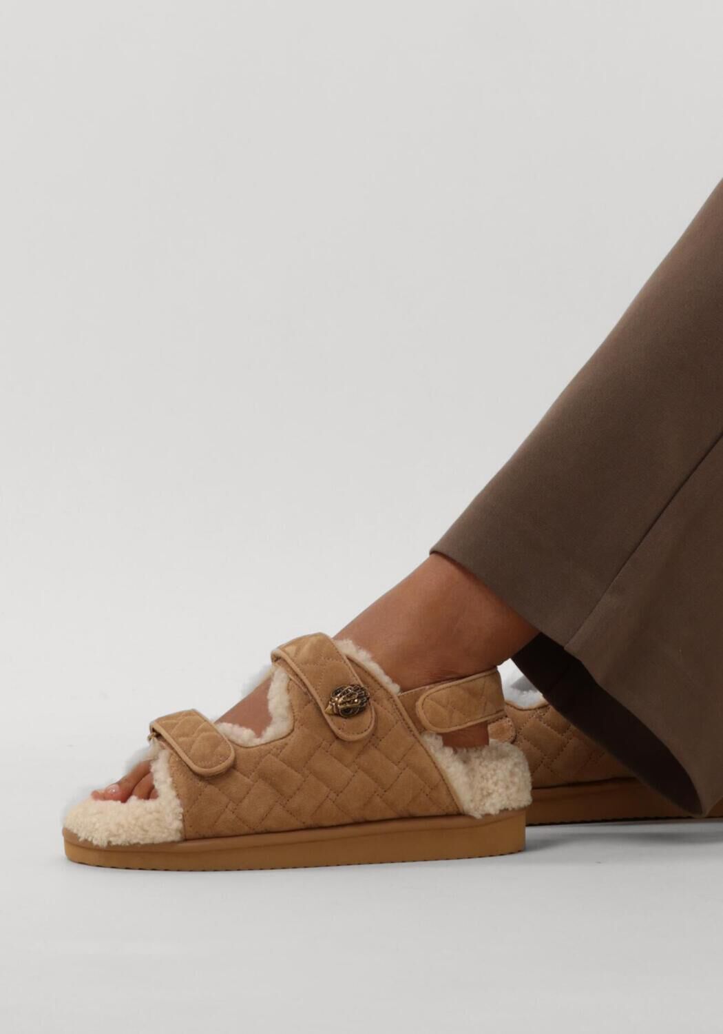 Beige KURT GEIGER LONDON Pantoffels ORSON TEDDY - large