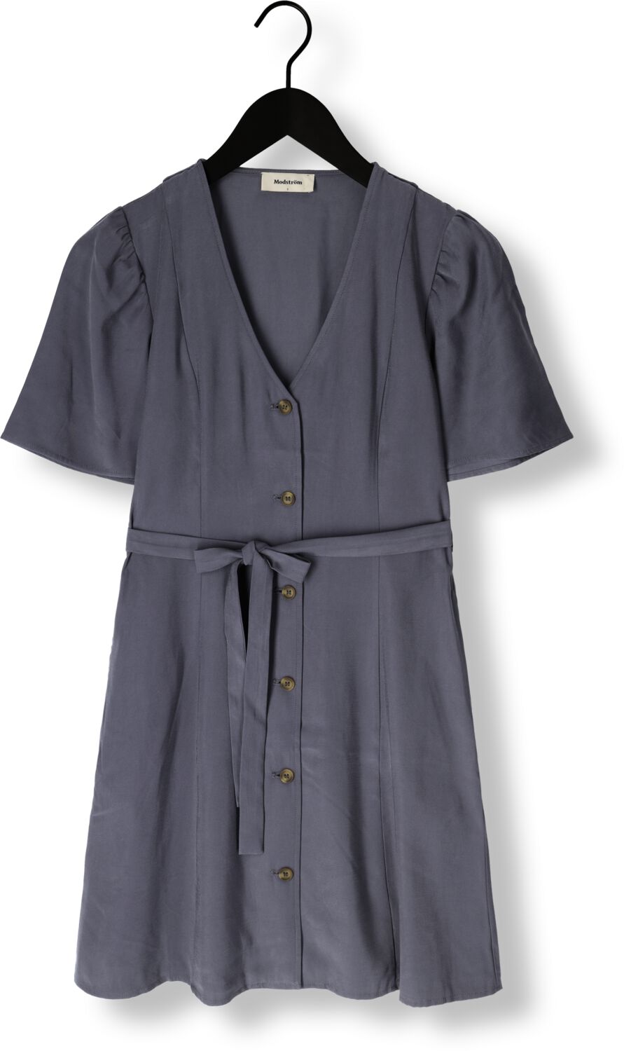 MODSTRÖM Modström Dames Jurken Fanyamd Flare Dress Donkergrijs