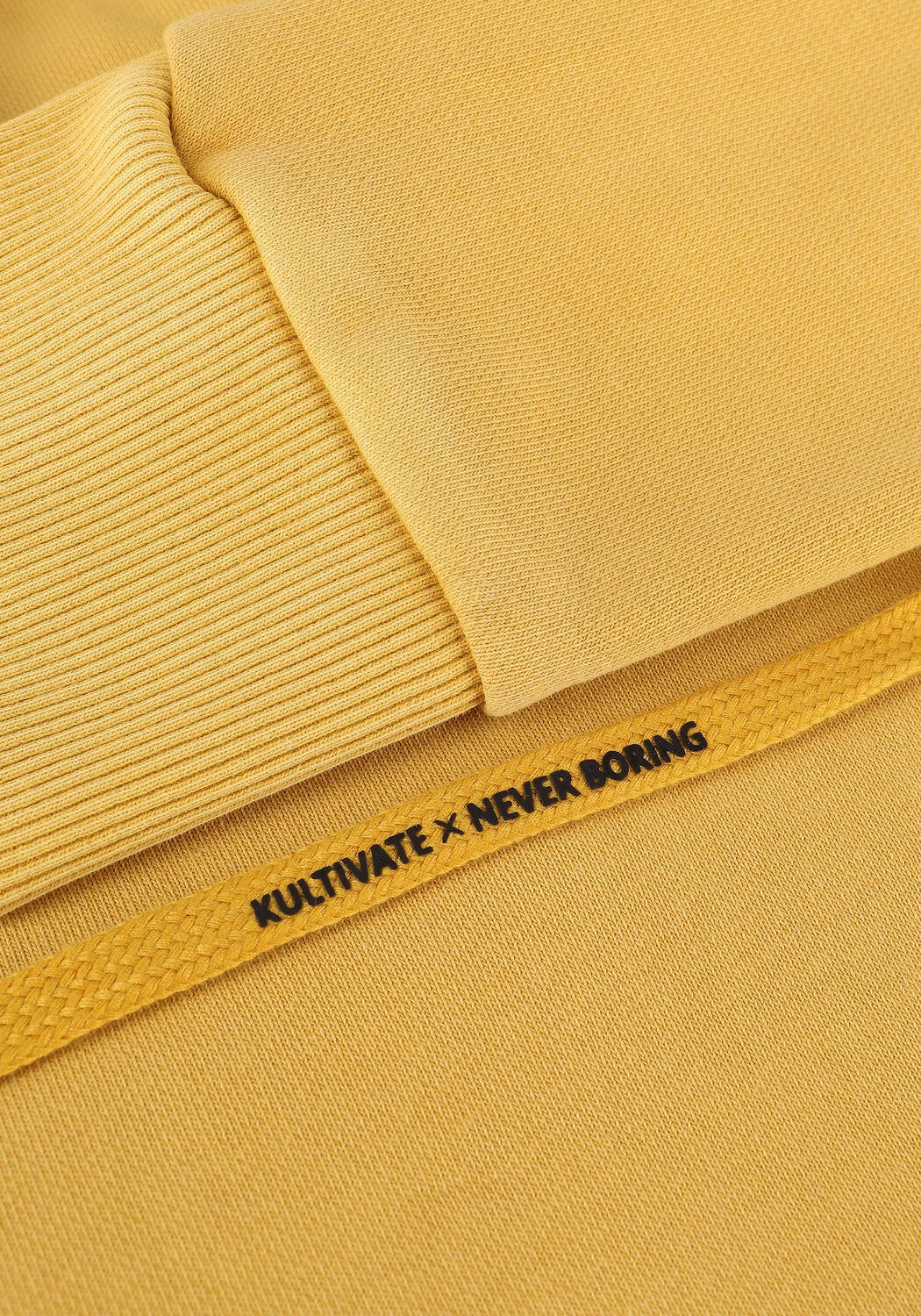 Gele KULTIVATE Sweater SW YELLOW ACID - large