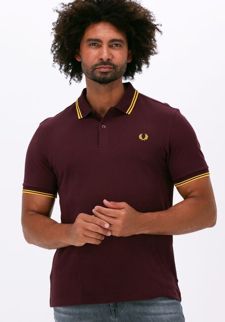 t shirt fred perry bordeaux