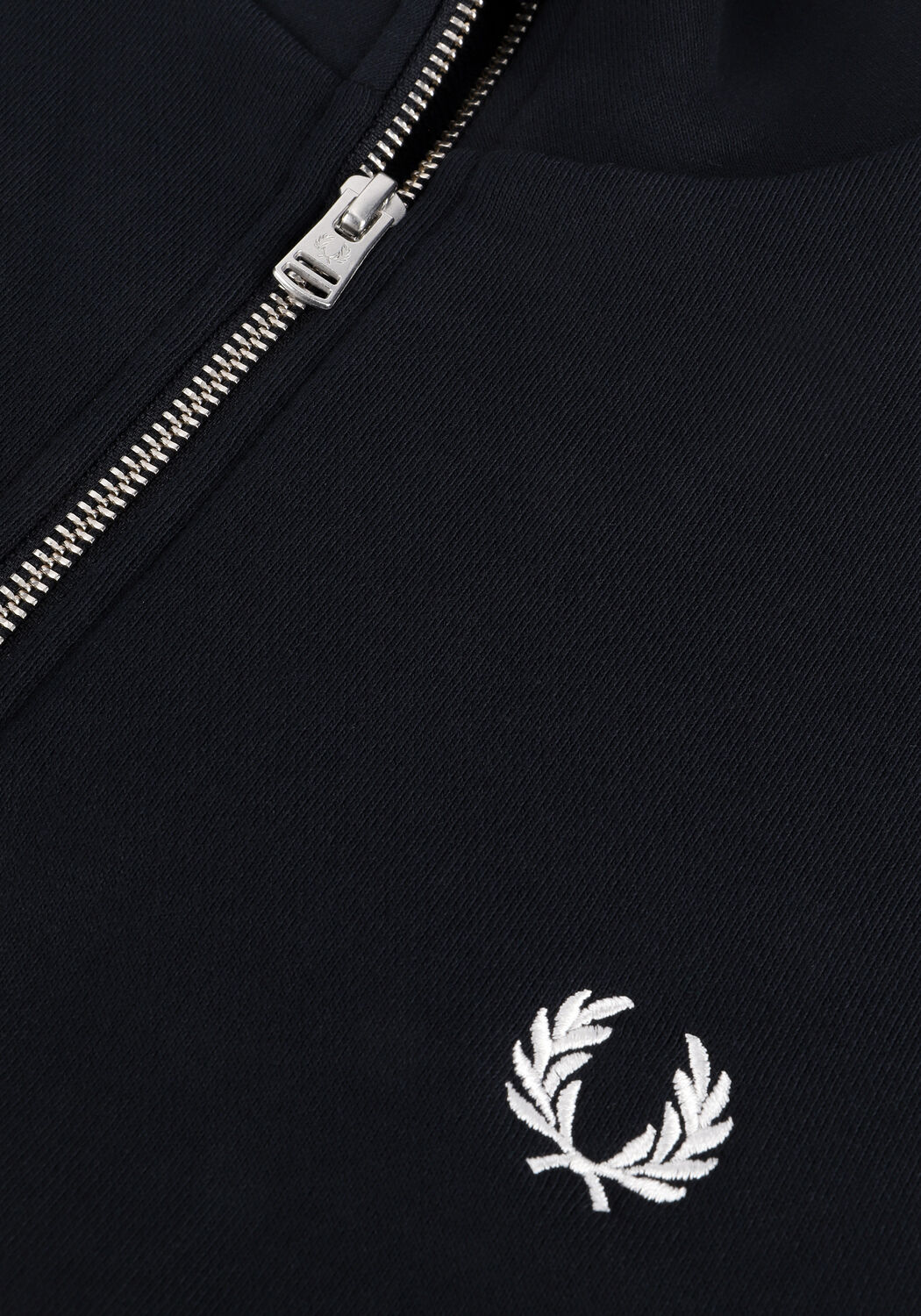 Donkerblauwe FRED PERRY Sweater HALF ZIP SWEATSHIRT - large