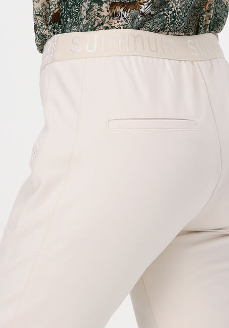 ontwikkeling slecht humeur grens Witte SUMMUM Flared broek TROUSERS PUNTO MILANO | Omoda