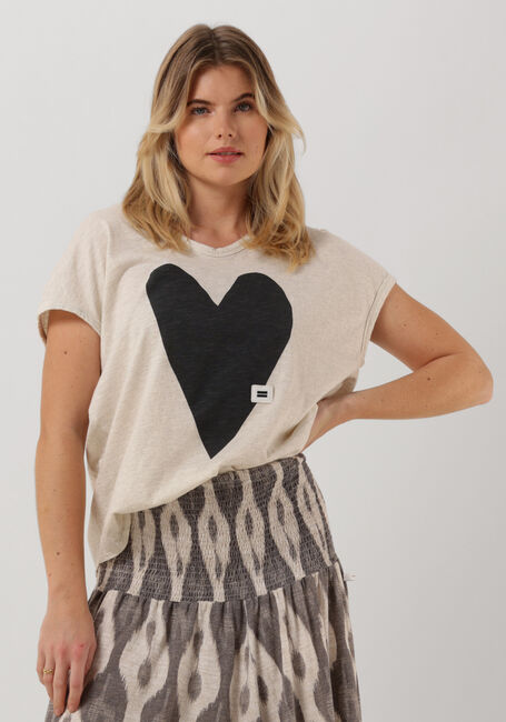 Witte 10DAYS T-shirt TEE HEART - large