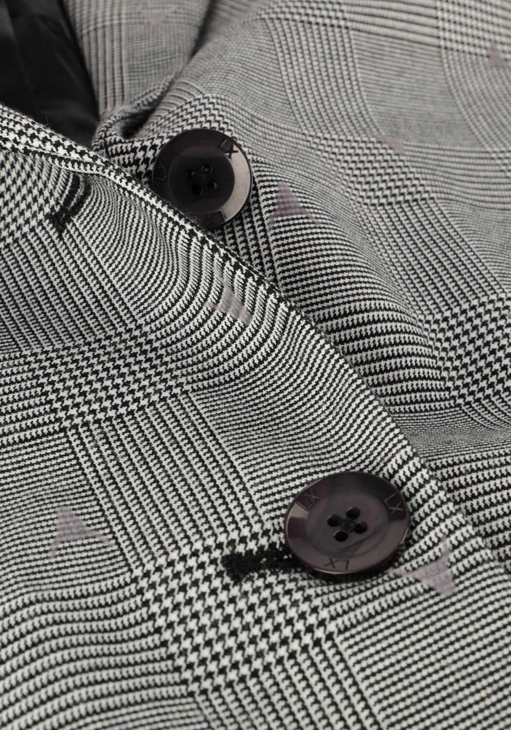 Grijze ALIX THE LABEL Blazer LADIES WOVEN SPECIAL CHECKED BLAZER - large