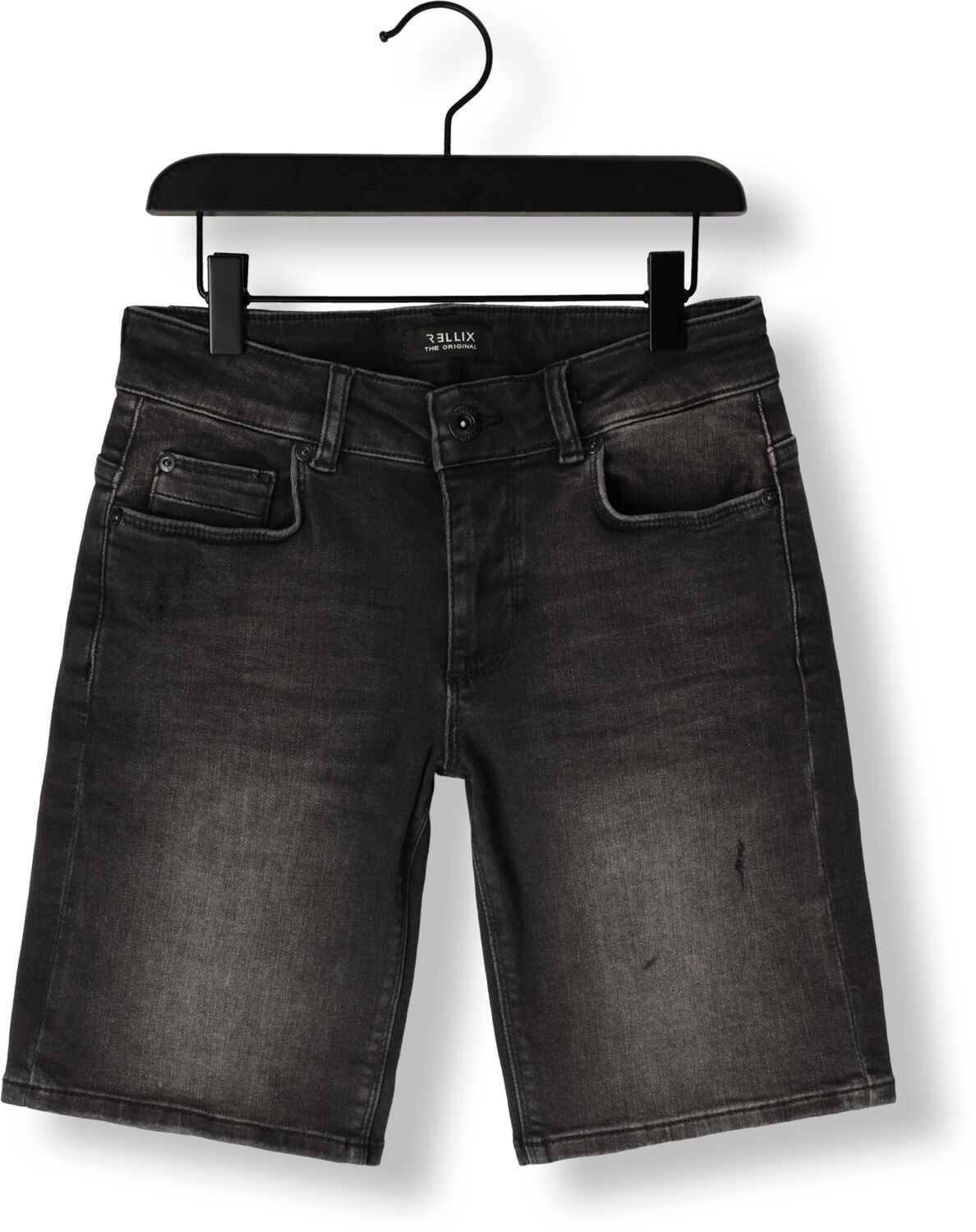 RELLIX Jongens Jeans Denim Short Black Zwart