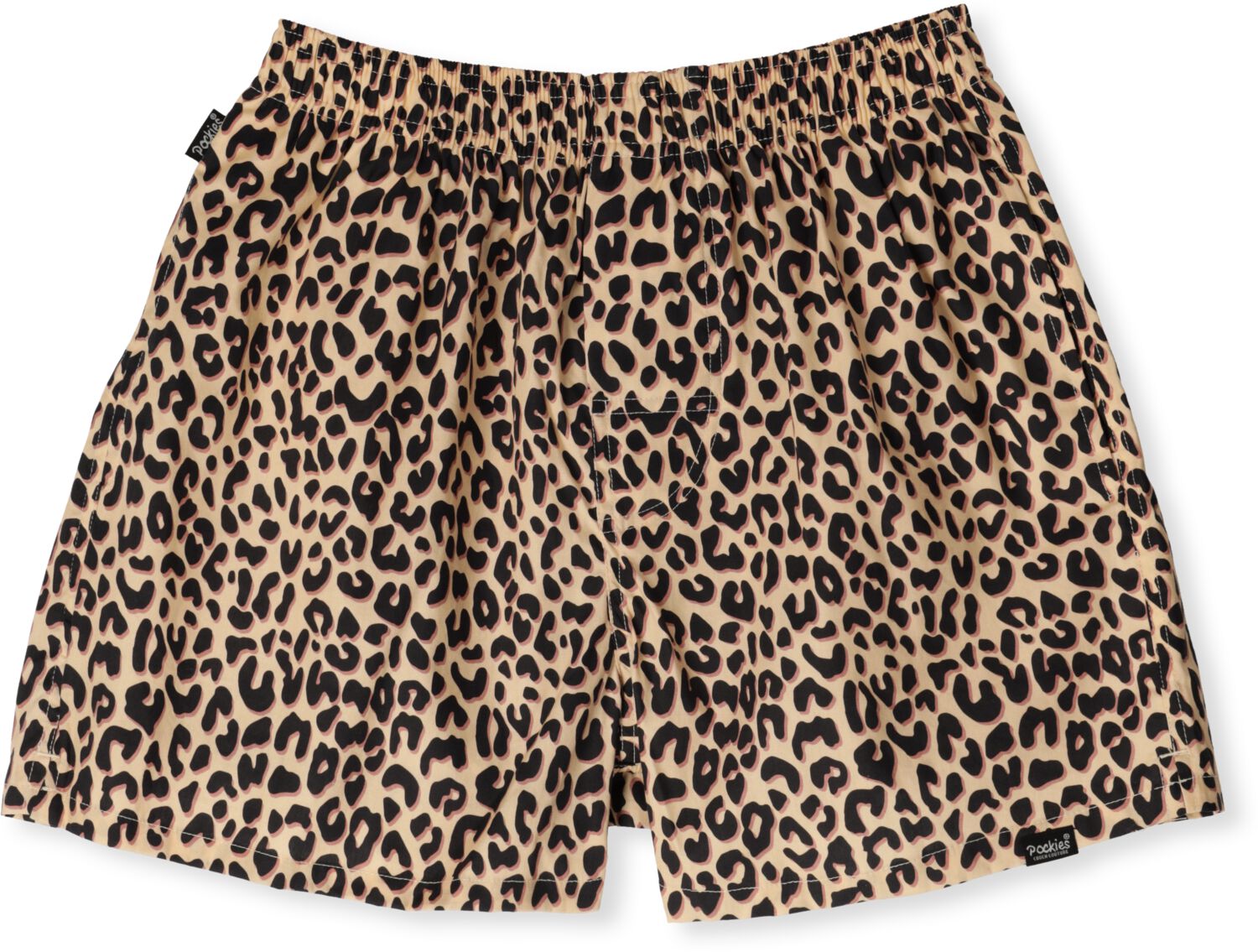 POCKIES Heren Boxershorts Leopard Bruin