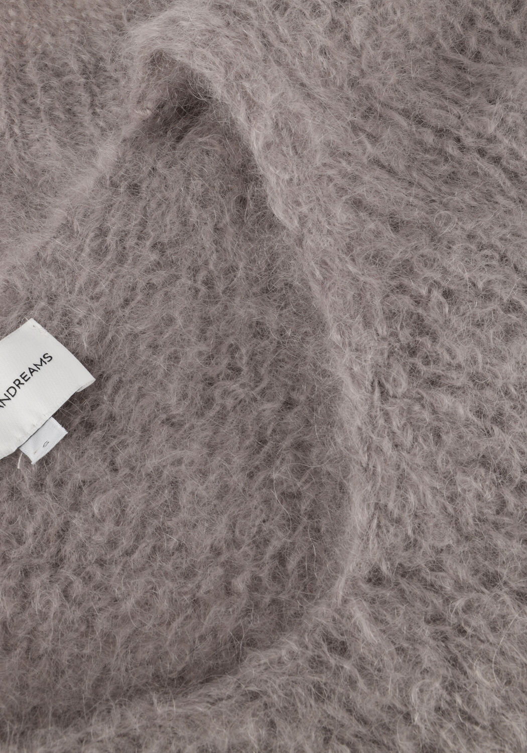 Grijze AMERICAN DREAMS Trui MILANA LS MOHAIR KNIT - large