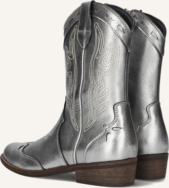 Zilveren WYSH Cowboylaarzen HAILEY Zilveren WYSH Cowboylaarzen HAILEY - large