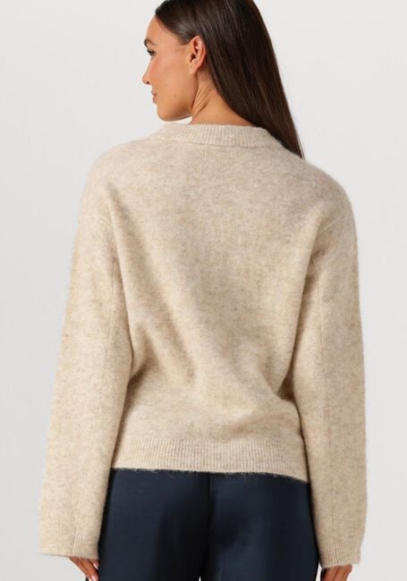 Beige SECOND FEMALE Trui BEATE KNIT O-NECK - large