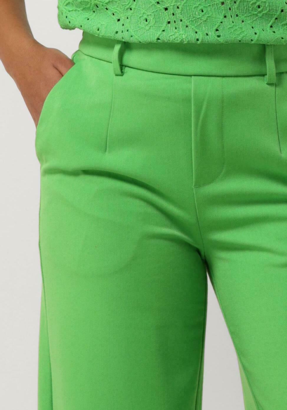 OBJECT Dames Broeken Objlisa Wide Pant Groen