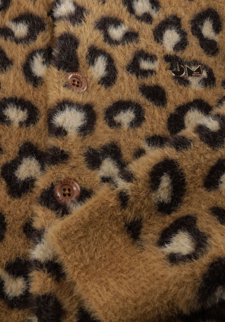 Bruine Jelly Mallow Vest COZY LEOPARD CARDIGAN - large
