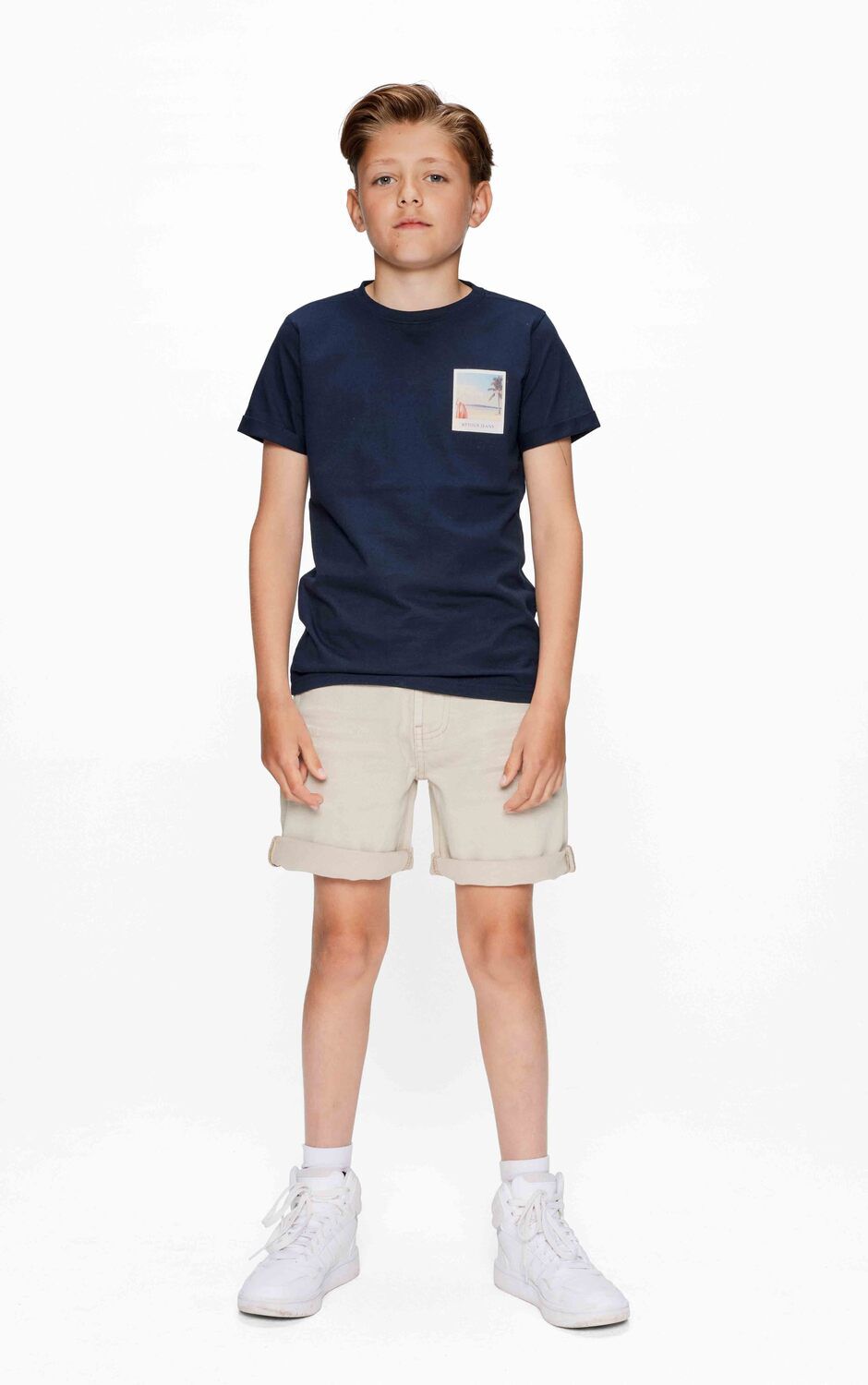RETOUR Jongens Polo's & T-shirts Damon Donkerblauw