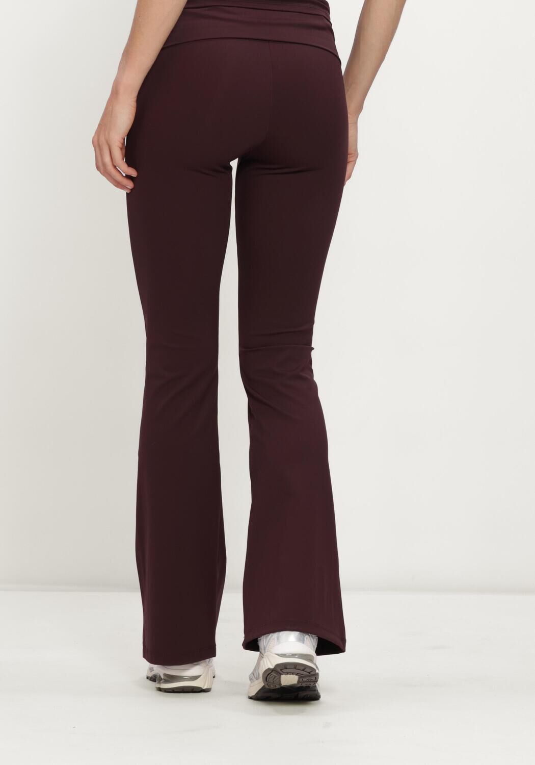 Bordeaux NEO NOIR Flared broek ULIANNA LEGGINGS PANTS - large