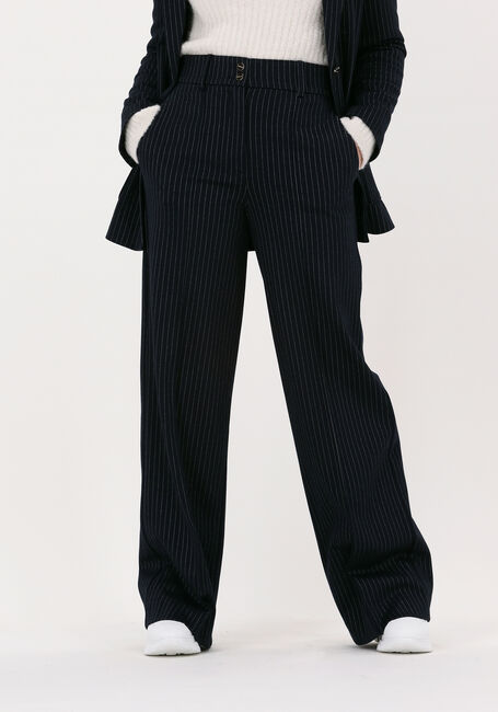 Donkerblauwe VANILIA Pantalon STRAIGHT PIN - large