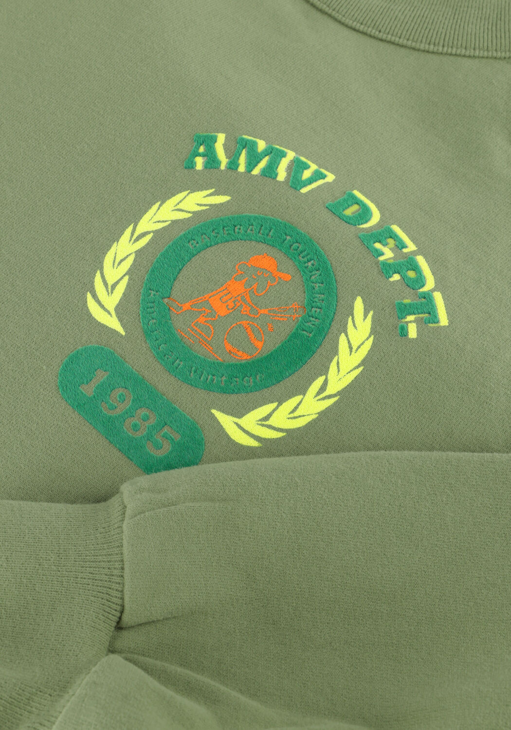 Groene AMERICAN VINTAGE Sweater FAZY 1 - large