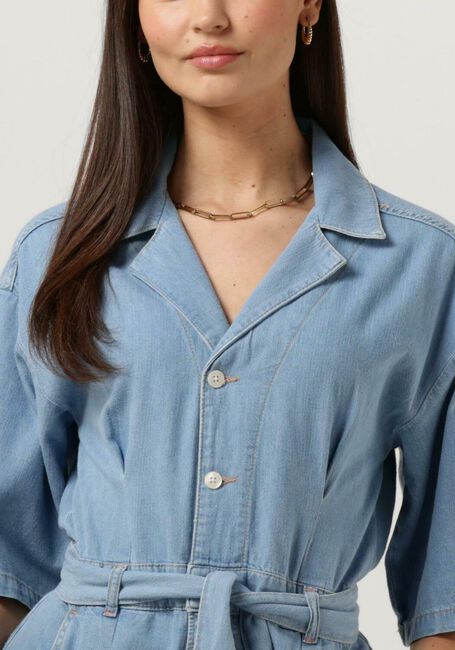 Blauwe SCOTCH & SODA  WORKED OUT DENIM JUMPSUIT - FREE THINKER - large