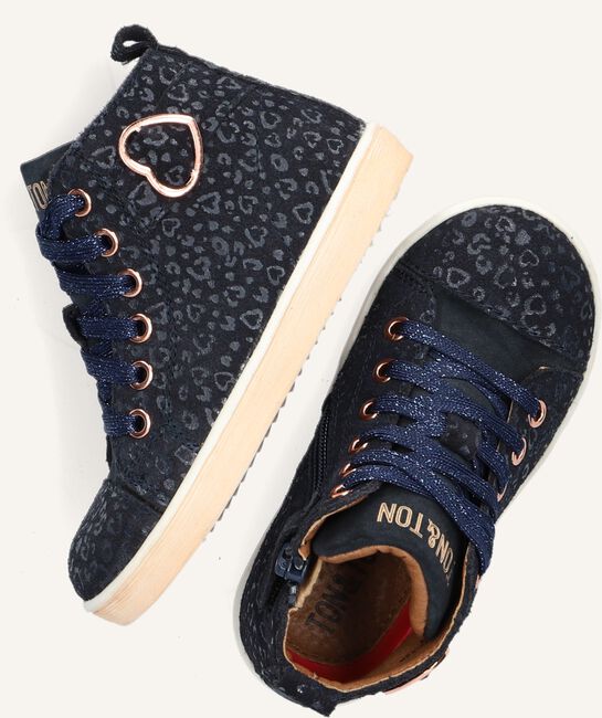 Blauwe TON & TON Hoge sneakers HANZEL Blauwe TON & TON Hoge sneakers HANZEL - large