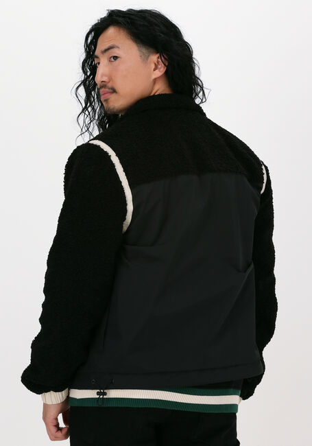 Zwarte BLS HAFNIA Jack DAVE 2 FLEECE JACKET - large