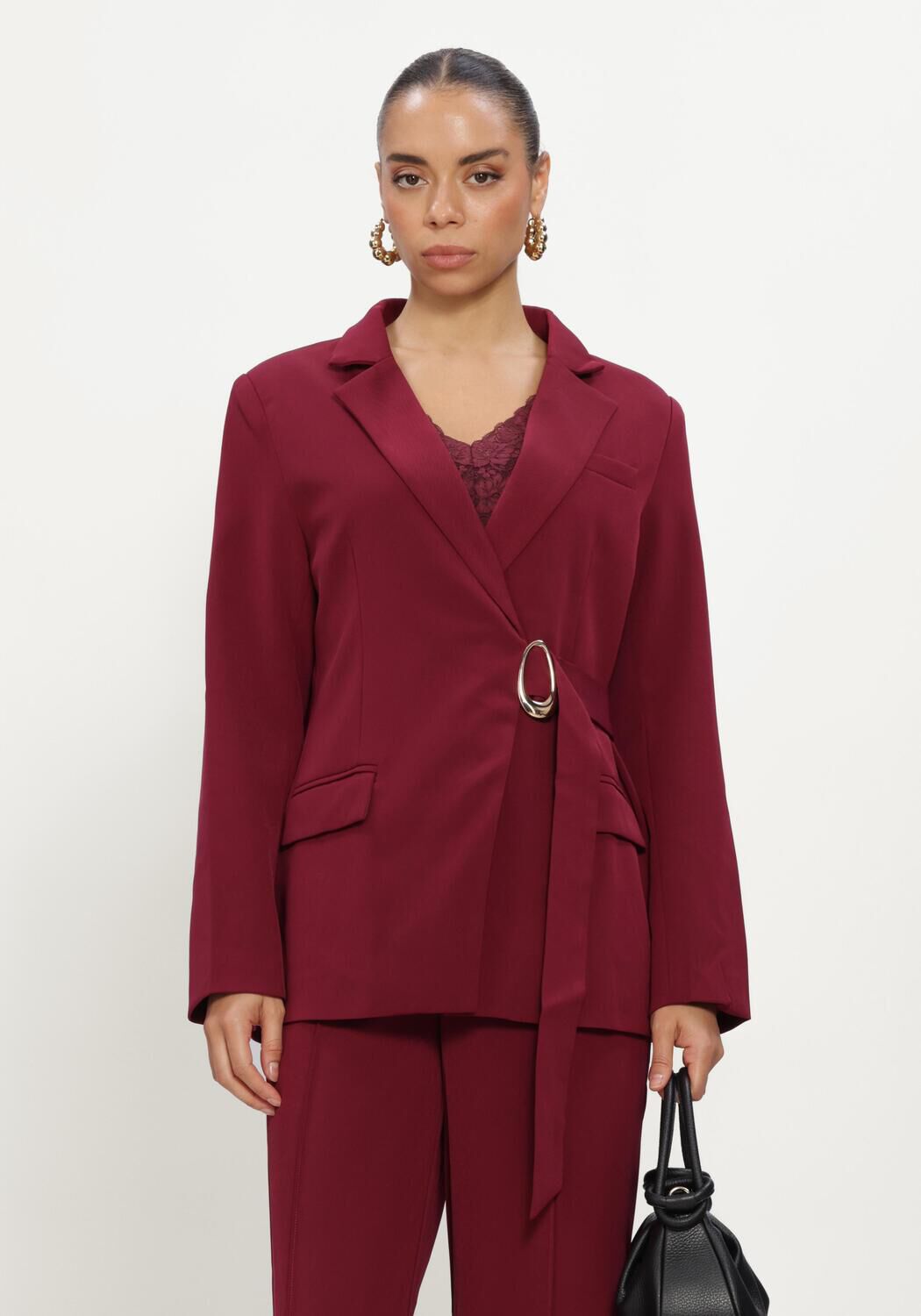 YDENCE Dames Blazers Blazer Shayla Bordeaux