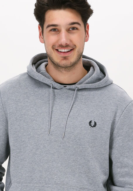 Grijze FRED PERRY Truien/vesten TIPPED HOODED SWEATSHIRT - large