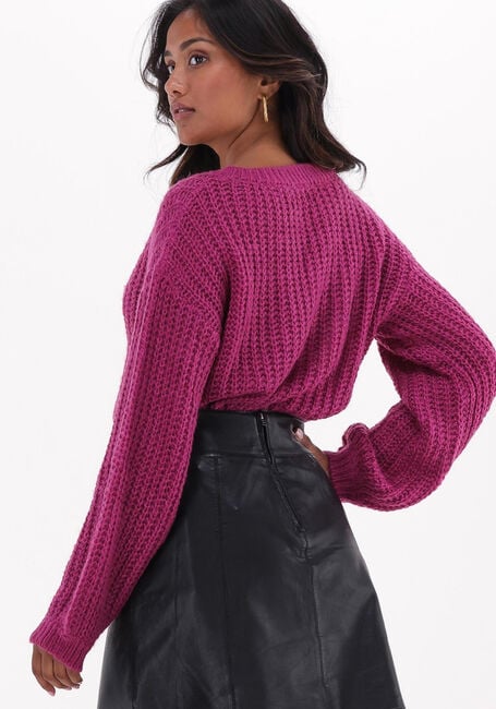 Paarse YDENCE Trui KNITTED SWEATER BERYL - large