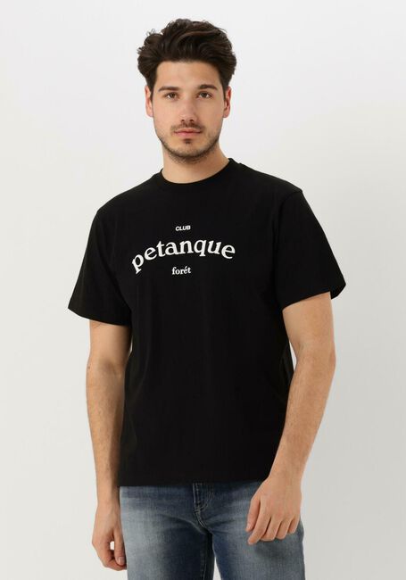 Zwarte FORÉT T-shirt PETANQUE - large