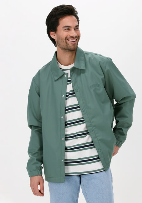 Groene WOODBIRD Jack FRANE COACH JACKET - large