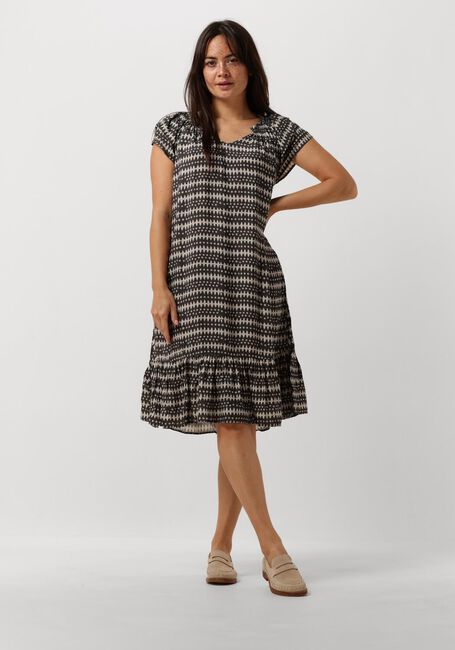 Grijze CO'COUTURE Midi jurk SUNRISE CROP CAYA DRESS - large