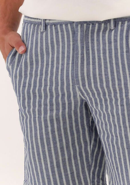 Blauwe ANERKJENDT Korte broek AKLT JOHN STRIPE SHORTS - large