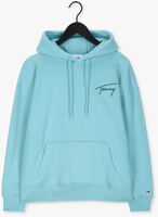 Lichtblauwe TOMMY JEANS Sweater TJM SIGNATURE HOODIE