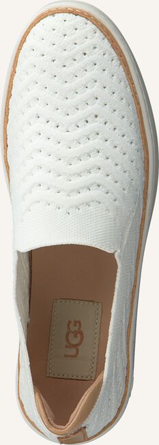 Witte UGG Instappers SAMMY CHEVRON Witte UGG Instappers SAMMY CHEVRON - large