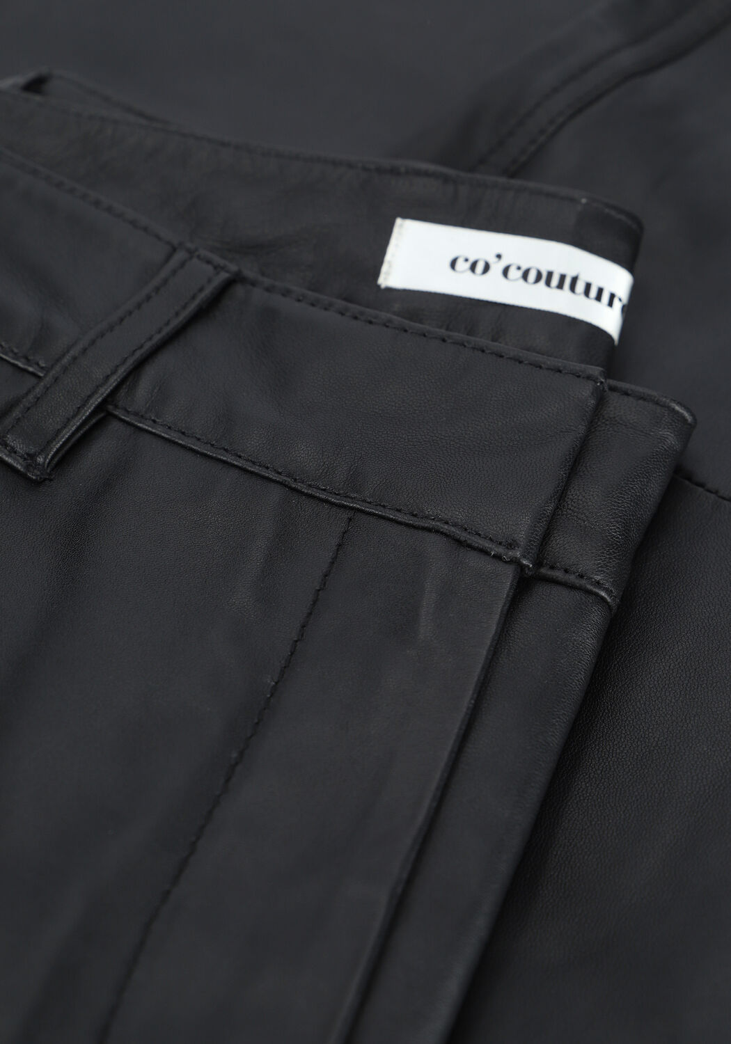 Zwarte CO'COUTURE Chino PHOEBE LEATHER CHINO - large